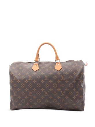 Louis Vuitton Borsa tote Speedy 40 - Marrone