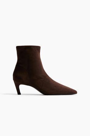 H&M Sock Boots mit Absatz - Dunkelbraun