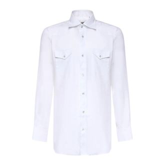 Sartorio Napoli Casual Shirts, male, White, Size: XL Casual Shirt