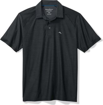 Tommy Bahama Palm Coast Pro Solid Polo in Jet Black at Nordstrom, Size Small