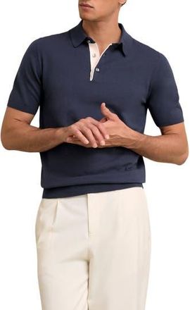 Reiss Finch Polo in Indigo Blue at Nordstrom Rack, Size Xx-Large