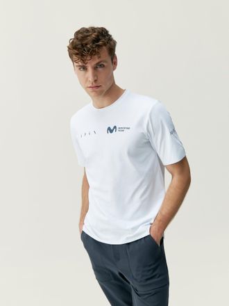 Born Living Yoga T-Shirt Mens Movistar White