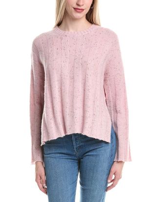 Autumn Cashmere Ribbed Wool-Blend Sweater