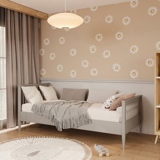 M&S Collection Cama 90x200 Con Somier Emilia Gris