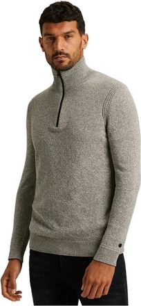 Cast Iron Heren, Truien, Grijs, Maat: S Katoen