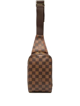 Louis Vuitton 2003 Damier Ebene Geronimos crossbody bag - Brown
