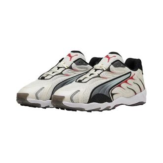 Puma Mens Puma Inhale 401560-11 Sneakers Warm White Red Low Top Lifestyle Shoes TF9462
