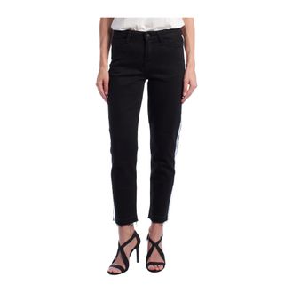 Zadig&Voltaire Rechte Broek - Dames - Cropped Jeans - Zwart - W25 - Katoen - Jeans