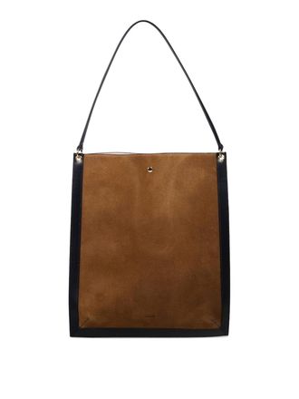 Wandler Penny Tote Bag In Tobacco Suede