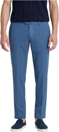 Mason's New York Chino Broek - Heren - Chinos - Blauw - L - Wol - Broeken