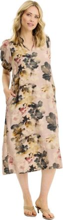 In Front Abito Midi - - Dresses - Donna - Rosa - S