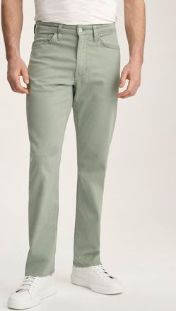 34 Heritage Courage Stretch Twill Straight Leg Pants in Iceberg Green Twill at Nordstrom, Size 40 X 34