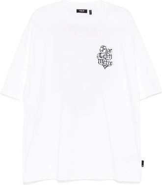 Five CM logo-print T-shirt - men - Cotton - M - White
