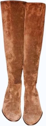 Paul Green Womens Nicolette Suede Boot In Espresso Brown