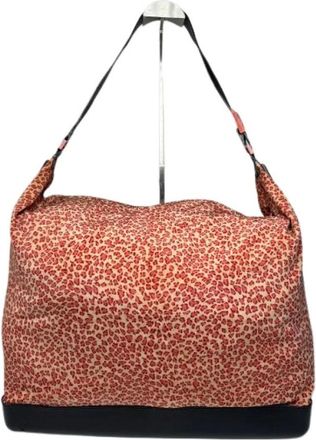 Bottega Veneta Pre-owned Shoulder Bags, female, Orange, Size: ONE SIZE Pre-owned Leather Shoulder Bag