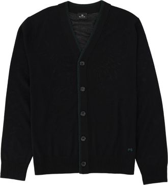 Paul Smith V-Neck Button-Down Merino Wool Cardigan
