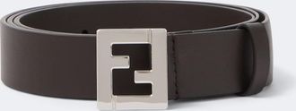 Fendi FF leather belt