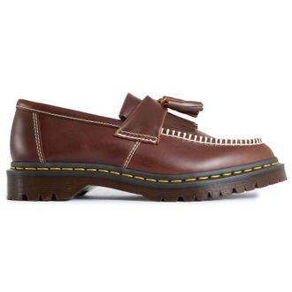 Dr. Martens Mens Dr Adrian Tassel Shoes - Tan Leather - Size UK 10