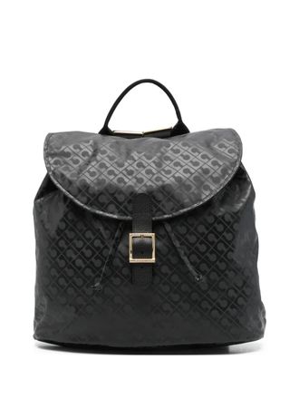 Gherardini Rugzak met gespsluiting en logo - Grijs