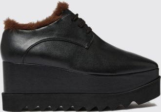 Stella McCartney Eco Alter Mat Wedge Lace-Up Shoes with Tapered Toe