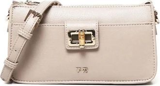 V&deg; 73 Nefertiti Schoudertas - Dames - Schoudertassen - Beige - ONE Size - Polyester - Tassen