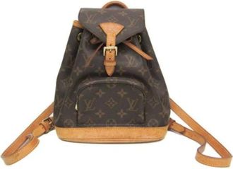 Louis Vuitton Pre-owned Backpacks, female, Brown, Size: ONE SIZE Pre-owned Canvas louis-vuitton-bags