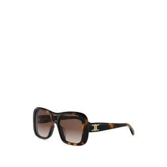 Celine Sunglasses, female, Brown, Size: 55 MM Triomphe Sunglasses