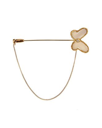 Van Cleef & Arpels 18K 0.02 ct. tw. Diamond Brooch (Authentic Pre-Loved)