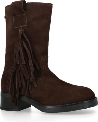Steve Madden Womens Suede Benedict Brown Boots - Size UK 7