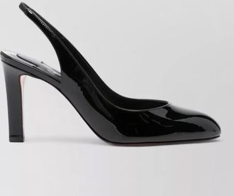 Christian Louboutin patent leather slingback pumps