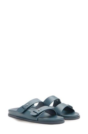 Mango Double Buckle Sandal in Blue at Nordstrom, Size 7.5Us