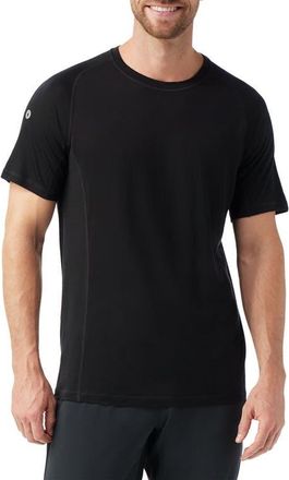 Smartwool Active Ultralight Performance T-Shirt in Black at Nordstrom, Size Xx-Large