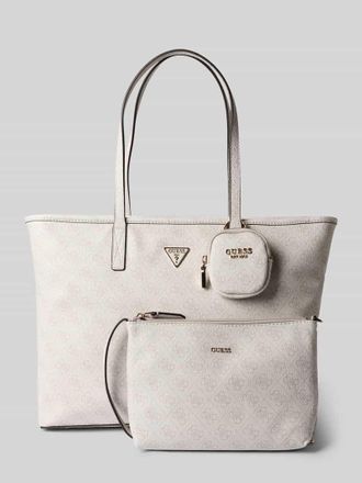 Guess Shopper mit Logo-Muster Modell ECO POWER PLAY II in Weiss, Gr&ouml;&szlig;e 1