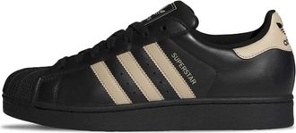 adidas Superstar II - Heren - Skateschoenen - Zwart - 44 2/3 EU - Leer - Fitness