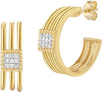 I.Reiss Company 14K 0.11 Ct. Tw. Diamond Earrings