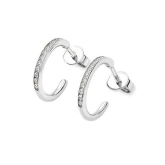 Lucy Quartermaine Skinny Drip Hoops in Sterling Silver at Nordstrom