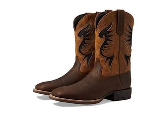 Ariat Cowpuncher VentTEK Western Boots Mens Shoes Dark Brown/Golden Mustard : 12 D - Medium, Leather