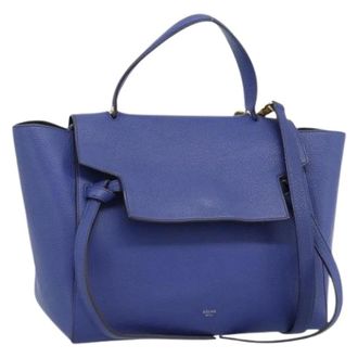 Celine Pre-owned Handbags, female, Blue, Size: ONE SIZE Pre-owned Vintage Hand Bag