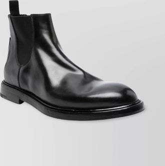 Premiata ankle-length boots with elasticated side panels