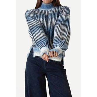 Another-Label trui blauw gebreid