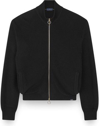 Paul & Shark Zip-up cardigan in Tech Wool, Man, Black Beauty-ruthenium, Size: XXL