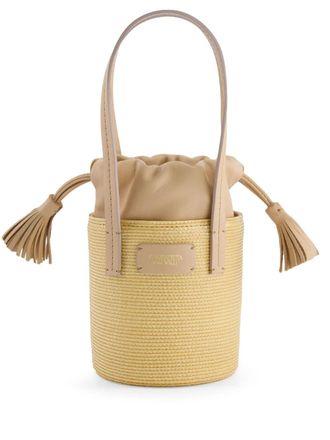 Giambattista Valli Strandtas met logopatch - Beige