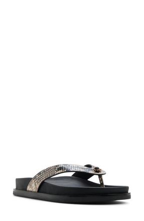 G.H. Bass & Co. Wynn Platform Flip Flop in Natural at Nordstrom, Size 11