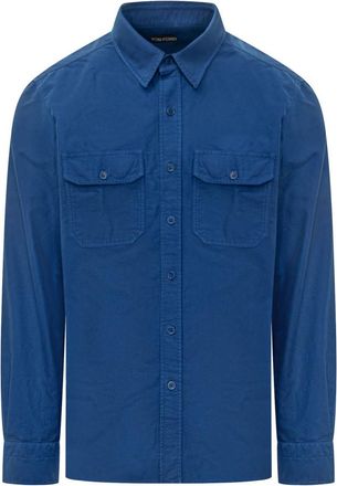 Tom Ford Blue Regular Solid Shirt