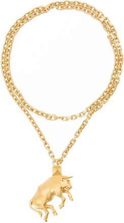 Valentino Garavani Taurus necklace - Effetto metallizzato