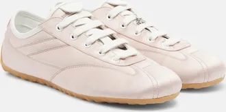 Alexander McQueen Boxe satin sneakers