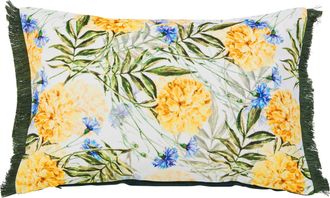 done. Dekokissen »Fringe Corn Flowers« bedruckt, Reissverschluss, Kissenhüle ohne Füllung, 1 Stück