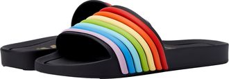 Melissa Beach 3DB Rainbow AD Black Rainbow 32389-53302 Womens