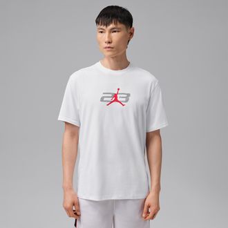 Nike Jordan Mens Jordan Sport Dri-FIT Graphic T-Shirt in White | IM7774-100