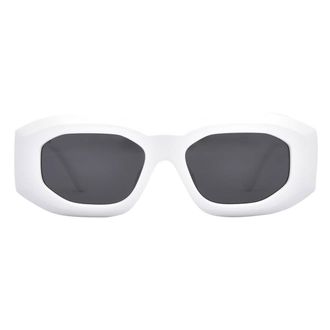 Versace Dark Grey Irregular Mens Sunglasses VE4425U 543887 53